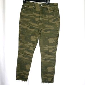 LUCKY BRAND Camo Military Green Lolita Skinny Jean